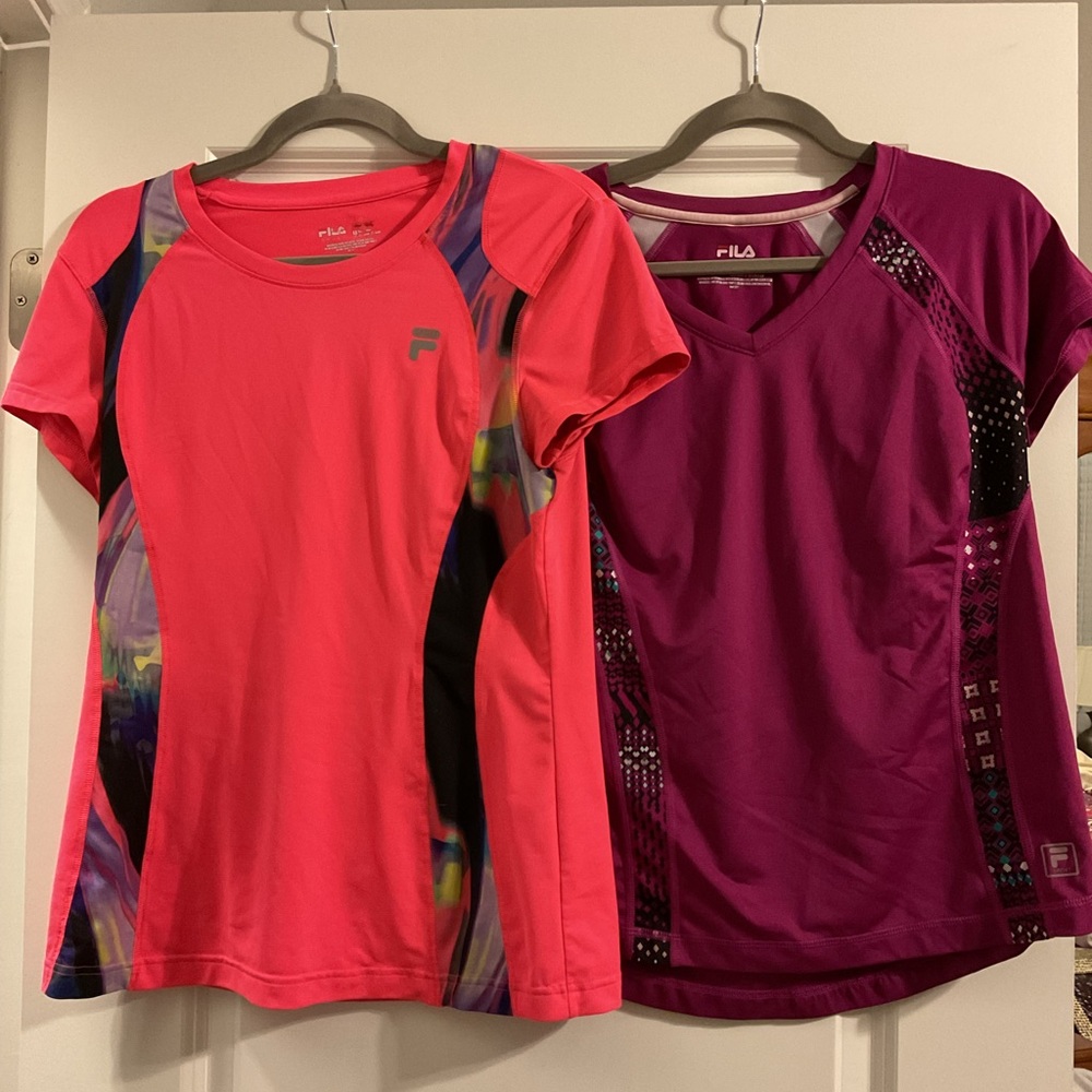 Fila Women’s Pink and Purple Active Tops